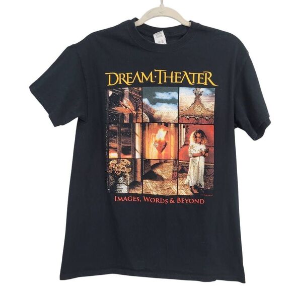 DREAMTHEATER 2017 Images Words & Beyond Tour T-shirt Sz M Black Rock Band Tee - Picture 1 of 8